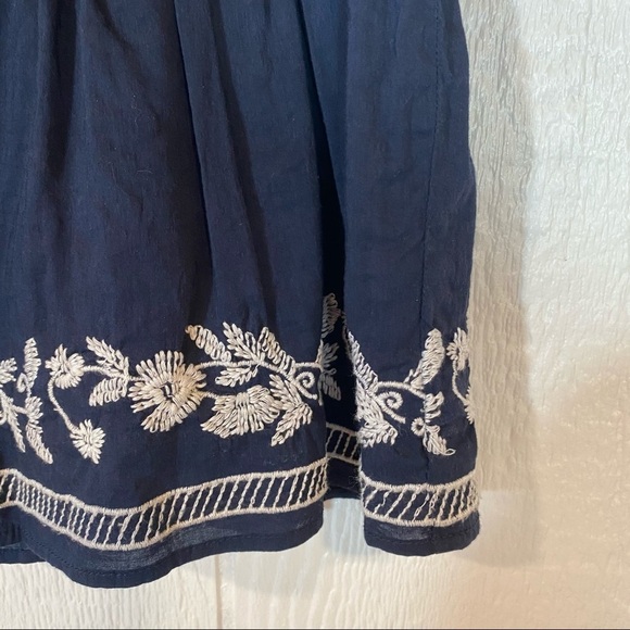 Aeropostale Navy Blue and White Lace Mini Skirt XS - Picture 2 of 5